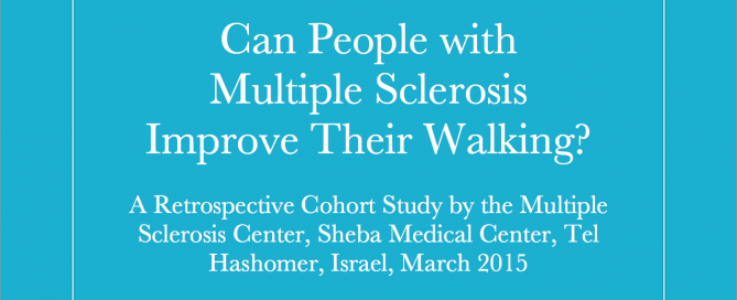 Can People with Multiple Sclerosis Improve Their Walking?